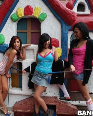 Halie james and her horny friends on a cock hunt
 #78609433