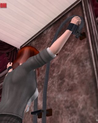 Heiße Bdsm-Sex-Action in virtuellem Fetisch-3d-Sex-Spiel erstellt!
 #69615245