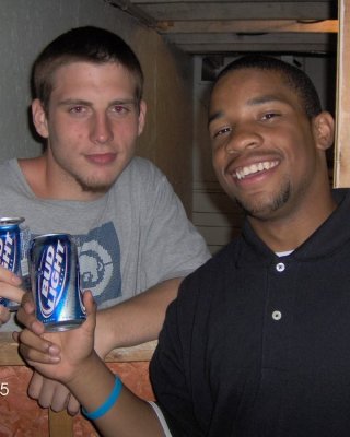 Two Black Dudes Are Having Fun Wrestling On The Bed