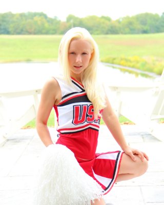 320px x 400px - Petite blonde teasing and stripping in cheerleader uniform Porn Pictures,  XXX Photos, Sex Images #3061516 - PICTOA