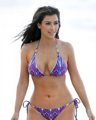 Kim Kardashian showing extremely sexy ass and hot body #75364890
