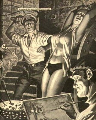 Extrem böse weibliche Bondage-Schmerz- und Fetisch-Kunstwerke
 #69648637