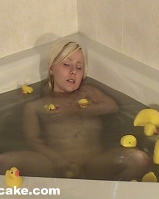 Big Boob Blonde Teen Girl Bathing