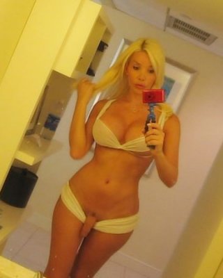 Big Tit Tranny Goddess Takes Self Pics In The Mirror