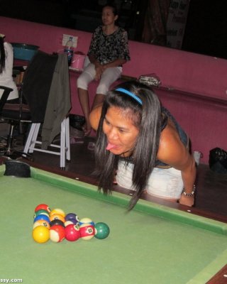 Drunk Thai Whore Plays Billiards And Bareback Fucks Crazy Sex Tourist Asian Puss