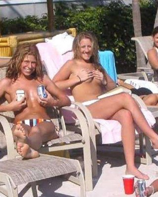 Really Drunk Amateur Girls At A Pool Party