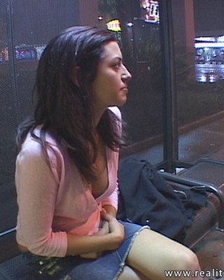 Sexy brünette bus rider busts out her fine body for a reality fucking
 #68732802
