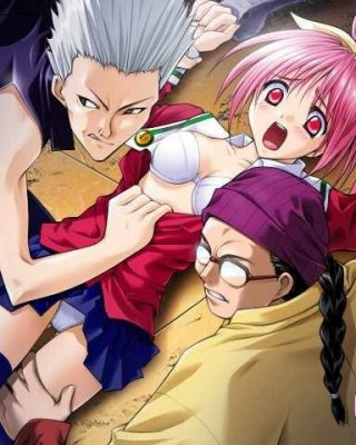 Rosa haired hot hentai minx stripping verführerisch und zeigt ihre sexy Höschen
 #69360804