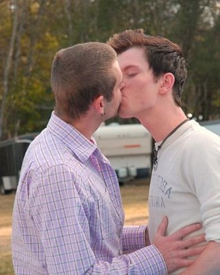 Fair And Dark Haired Twinks Enjoy Each Others Cock On A Picnic