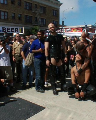 Slave Gay Gets Tied Up, Dominated And Fucked Outdoor In Public