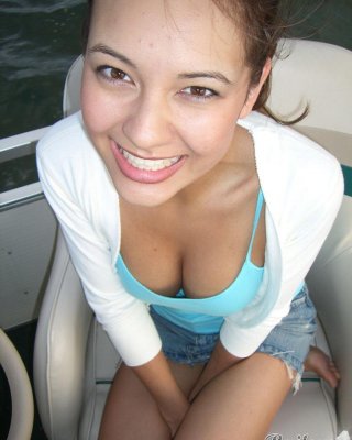 Real Amateur Teen Girl On A Boat