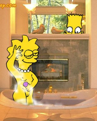 Maggie gets bound and deals with sensual Bart Simpson #69554100