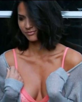 Olivia Munn Exposing Sexy Body And Huge Cleavage In Lingerie