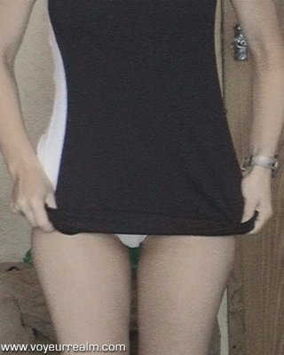 Home Spy On Dressing Amateur Girlfriend