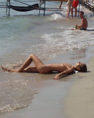 Gorgeous Russian Nudist Knows How To Have Some Fun