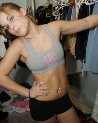 teen In Sports Bra