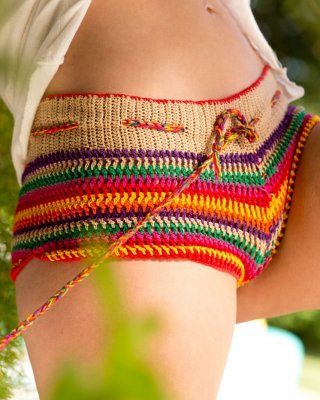 Petite Capri Anderson strips off her clothes outdoors #72326315