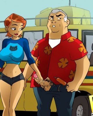 Ben 10s Busty Cousin Gwen Takes Huge Alien Dicks