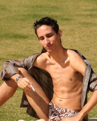 Skinny Nude Latino Dude Poses For You Wanting To Make Your Dick Hard