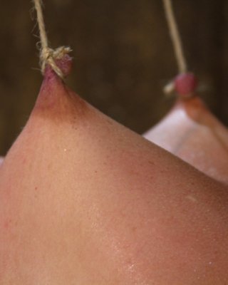 Wenona mit steinhartem Körper in extremer Nippel- und Seil-Bondage
 #71904259