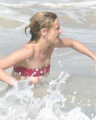 Celebrity Kirsten Dunst nice nipple slip on the beach Porn Pictures, XXX  Photos, Sex Images #3247266 - PICTOA