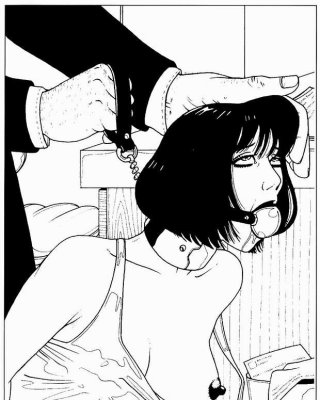 extreme and bizarre breast bondage art #69697035