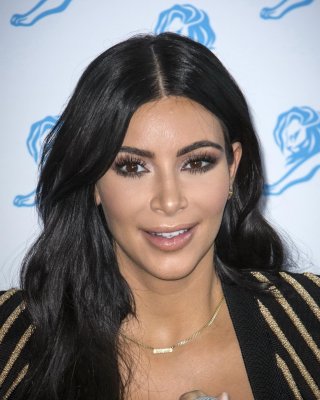 Kim Kardashian Showing Huge Cleavage At The Cannes Lions Event