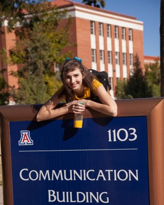 Cute College Girl Teasing