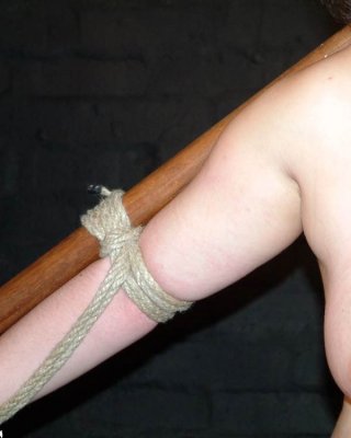 Brünette in Shibari-Fesselung
 #72228699