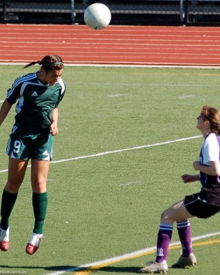 Teen girls playing soccer #78627129