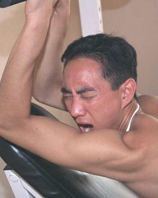 An Asian Twink Sucking And Getting Fucked By Blond Guy In A Gym