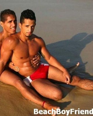 Good Looking Young Amateur Guys Posing For You On The Beach