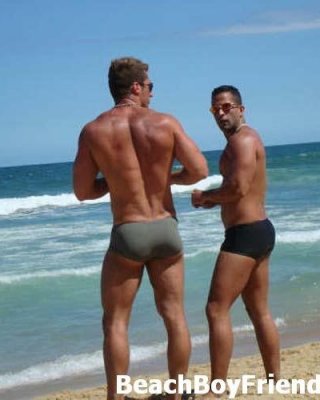 Good Looking Young Amateur Guys Posing For You On The Beach