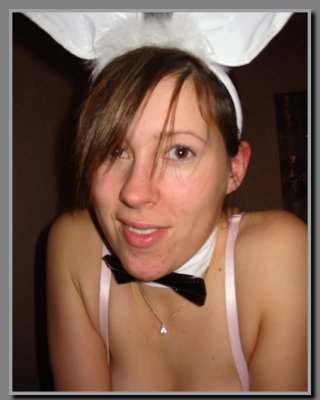 Amateur girlfriend dressed like a bunny sucking cock #77712154