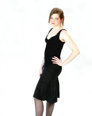 Lilly gekleidet in heißen schwarzen Strümpfen
 #68242004