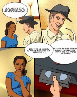 Gut aussehende Ebenholz-Comics Babes werden hart gefickt
 #69615319