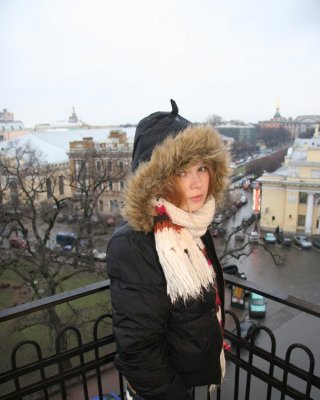 Cute Nineteen Year Old Teen In Jacket