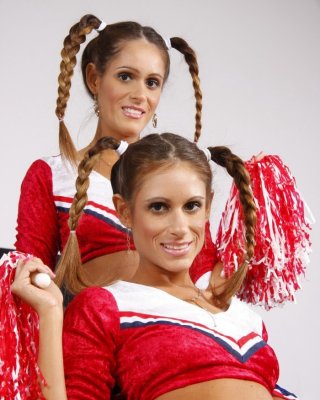 Twins Large Cocks - Twin cheerleader teens sharing a big cock Porn Pictures, XXX Photos, Sex  Images #3251548 - PICTOA