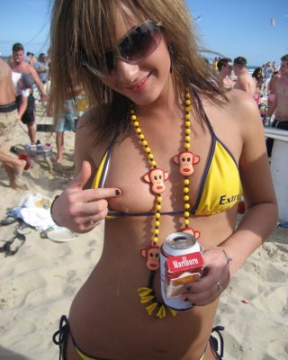 College Girls Get Drunk And Flash Their Tits At Spring Break