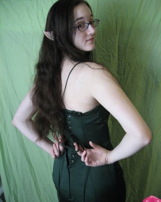 Hot Nerdy Geek Girl With Elf Ears