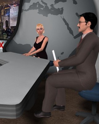 3d Animated Sex Behind The Scenes In A Newsroom