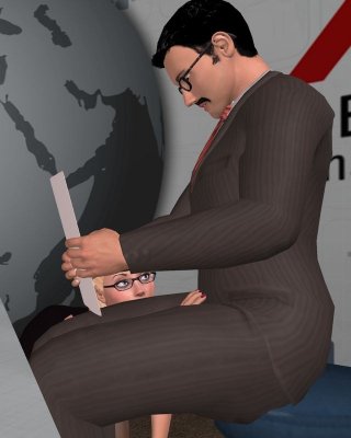 3d Animated Sex Behind The Scenes In A Newsroom