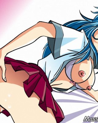黒くて硬いチンポで釘付けになる漫画の女の子
 #69553507