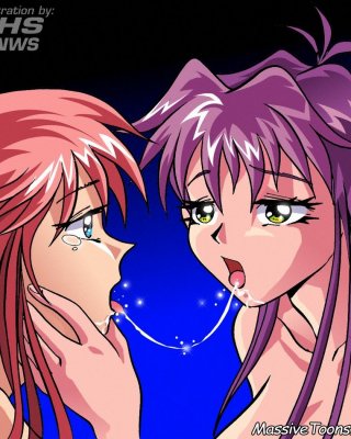 黒くて硬いチンポで釘付けになる漫画の女の子
 #69553509