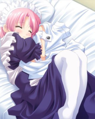 Submissive Hentai Schulmädchen spielen verkleiden sich als französische Dienstmädchen
 #69680261