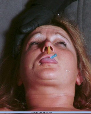 Facial Needle Pain And Extreme Bdsm Piercing Punishment Of Kinky Slave Gina