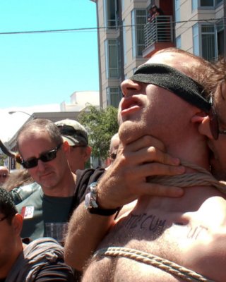 Cody Allen, Beaten, Fucked, And Humiliated During A Street Fair.