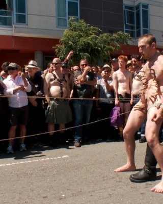 Cody Allen, Beaten, Fucked, And Humiliated During A Street Fair.