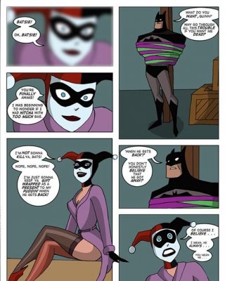 Harley Quinn with stiff nipples feels chained Alfred #69676107