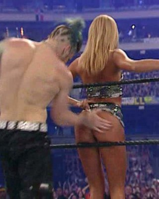 Stacy Keibler Exposing Fucking Sexy Body And Hot Ass In Thong On Stage